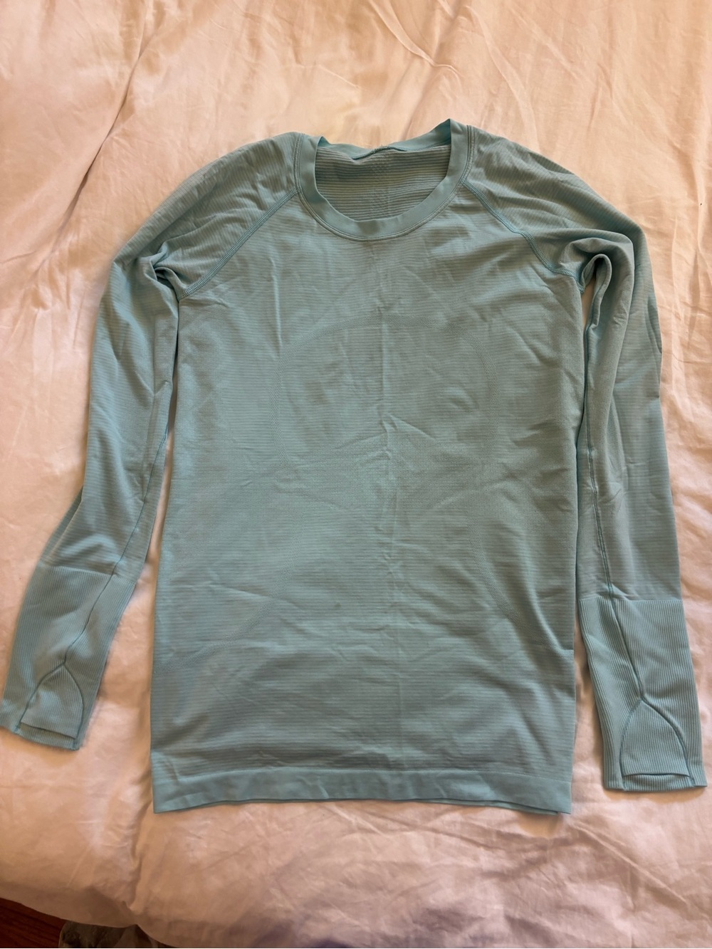 Light Teal Long-Sleeve Lululemon Shirt